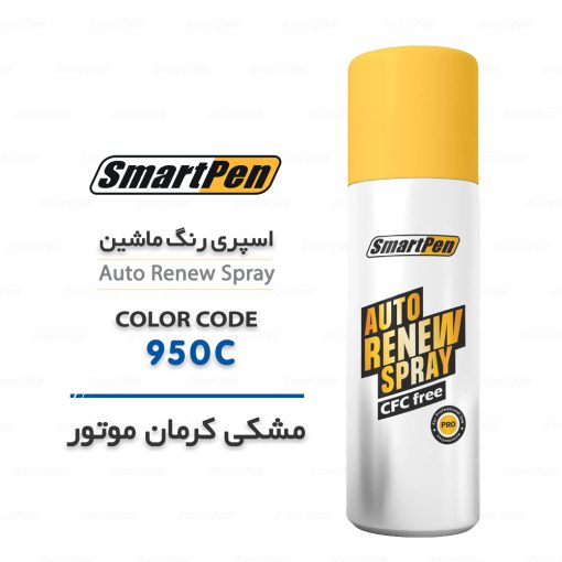 اسپری رنگ ماشین مشکی کرمان موتور 950C اسمارت پن